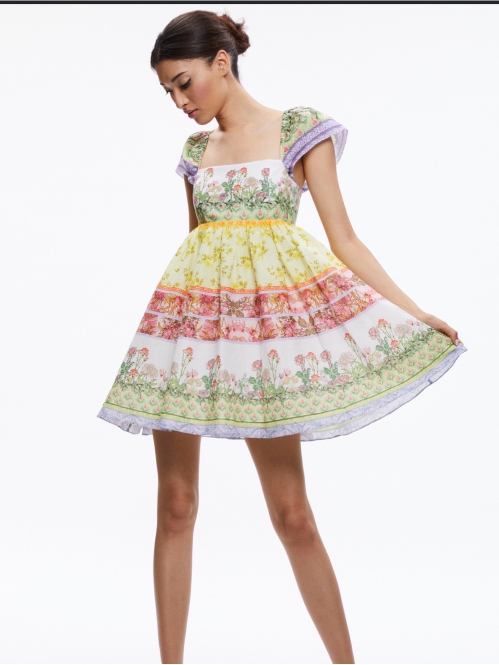 Alice & Olivia Tamia baby doll dress